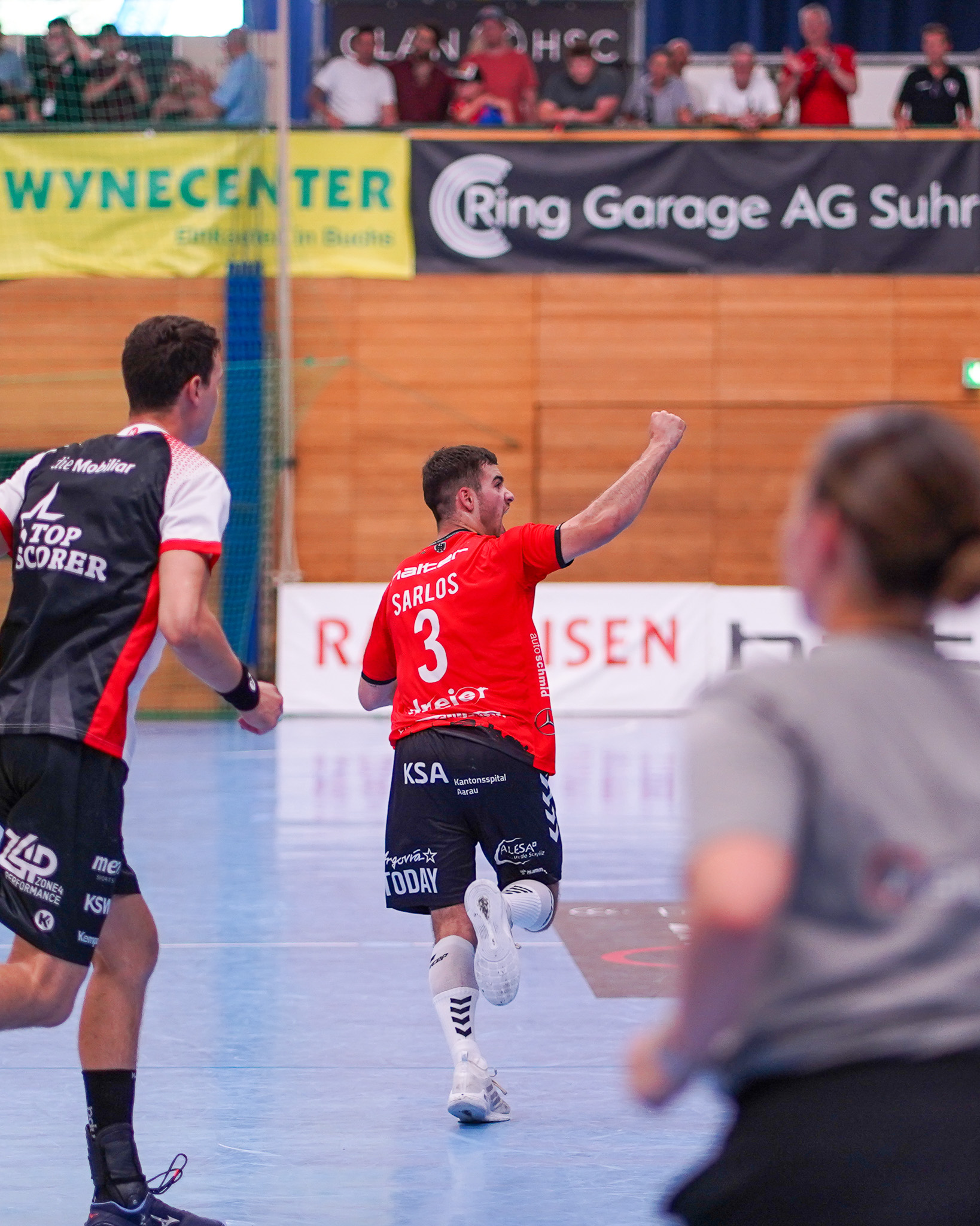 Nikos Sarlos, Quickline Handball League, Suhr Aarau vs Pfadi Winterthur